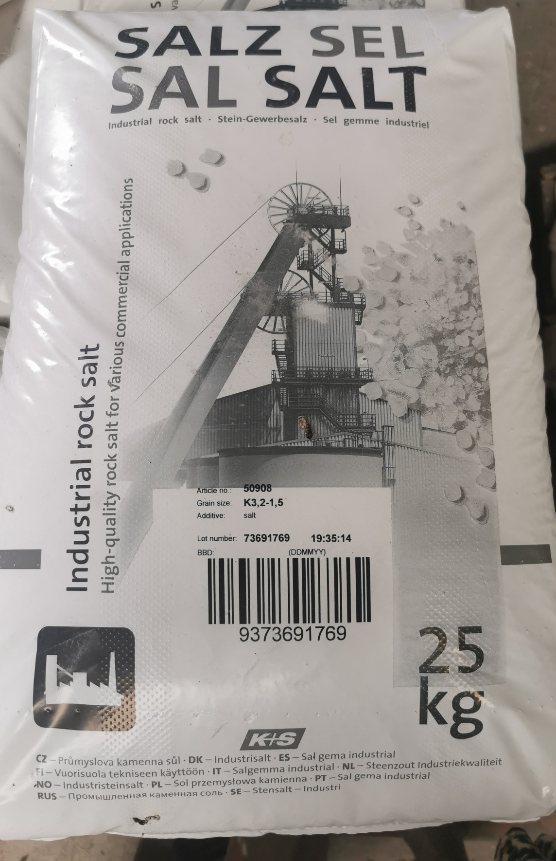 Afbeelding van Strooizout (25 kg)