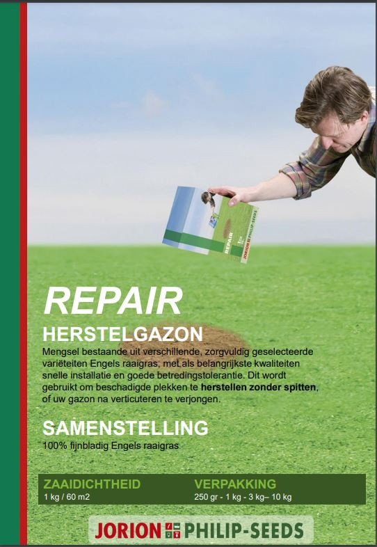 Afbeelding van Gazonzaad Repair - gecoat - 10 kg