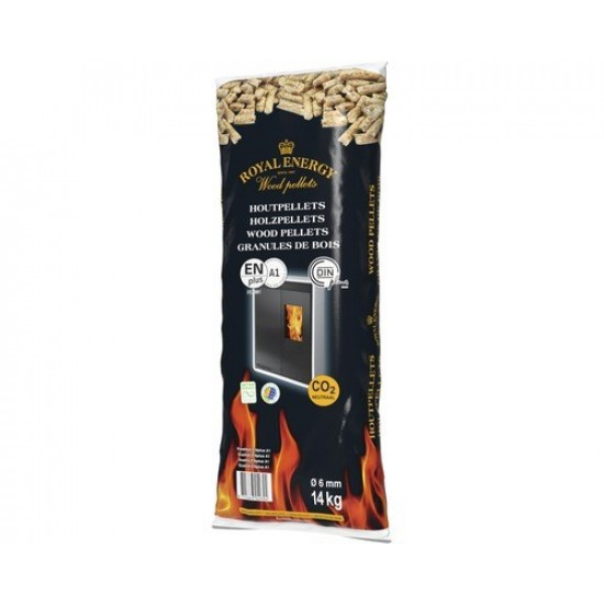 Afbeelding van Houtpellets Queen Energy - 14 kg