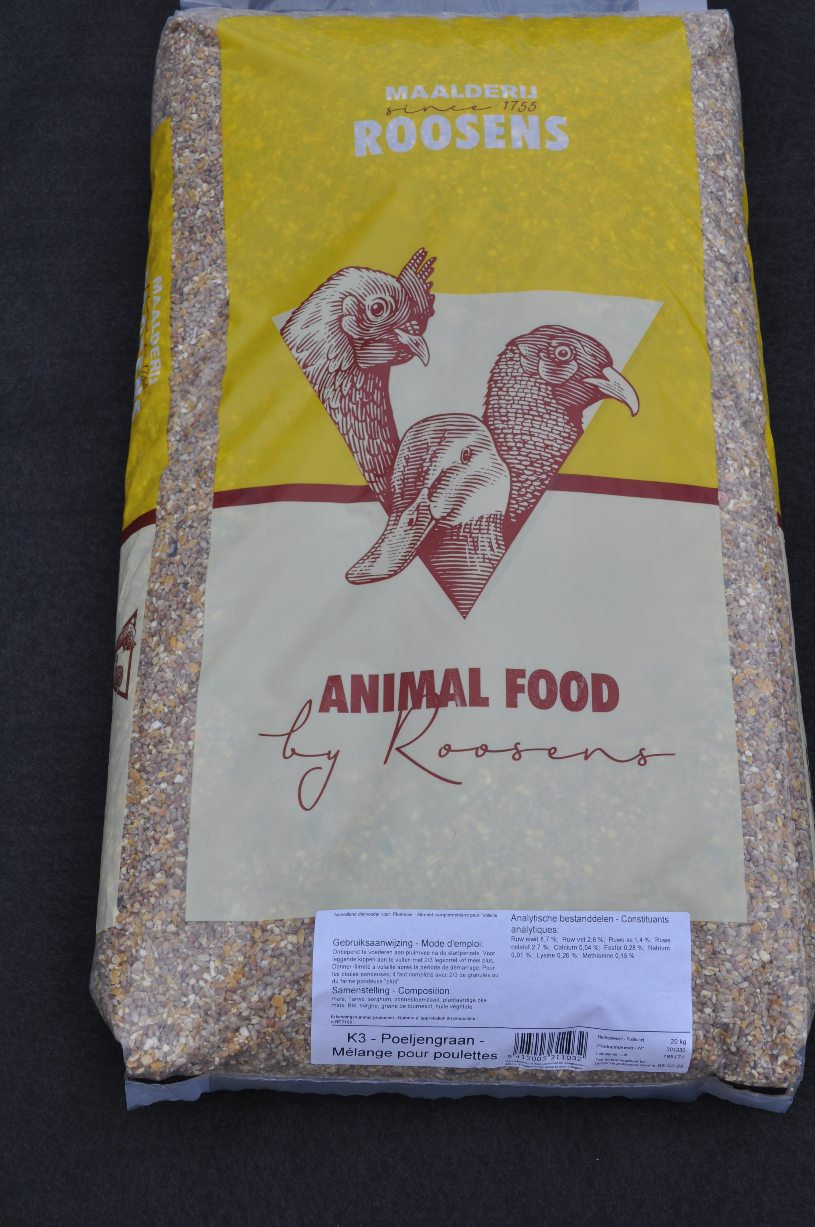 Afbeelding van Kippenvoer K3 (gebroken) - 20 kg